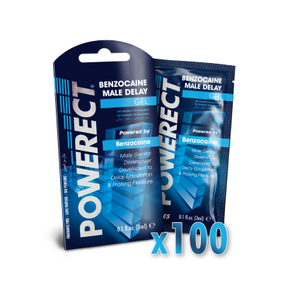 Powerect Benzocaine Delay Serum Foil 3ml (Box of 100) 