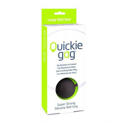 Quickie Gag Large Ball - Black