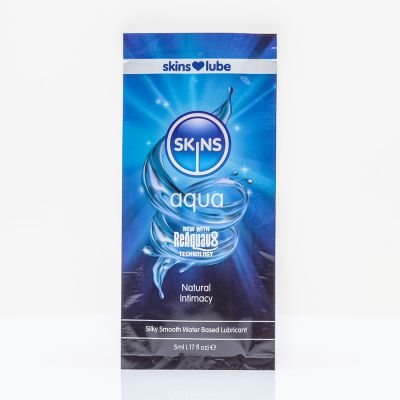 Skins Aqua Water Based Lubricant - 5ml Foil