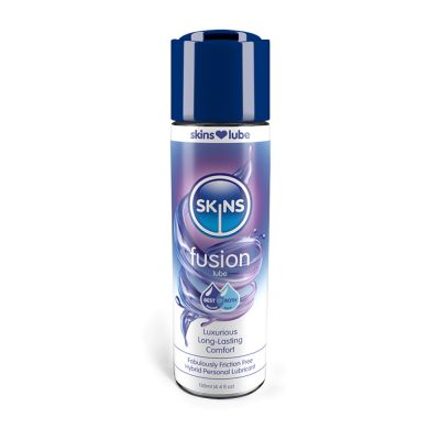 Skins Fusion Hybrid Silicone and Water Based Lubricant 4.4 fl oz (130ml)