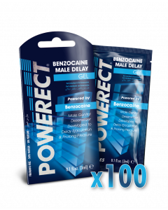 Powerect Benzocaine Delay Serum Foil 3ml (Box of 100) 