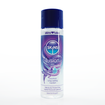 Skins Fusion Hybrid Silicone and Water Based Lubricant 4.4 fl oz (130ml)